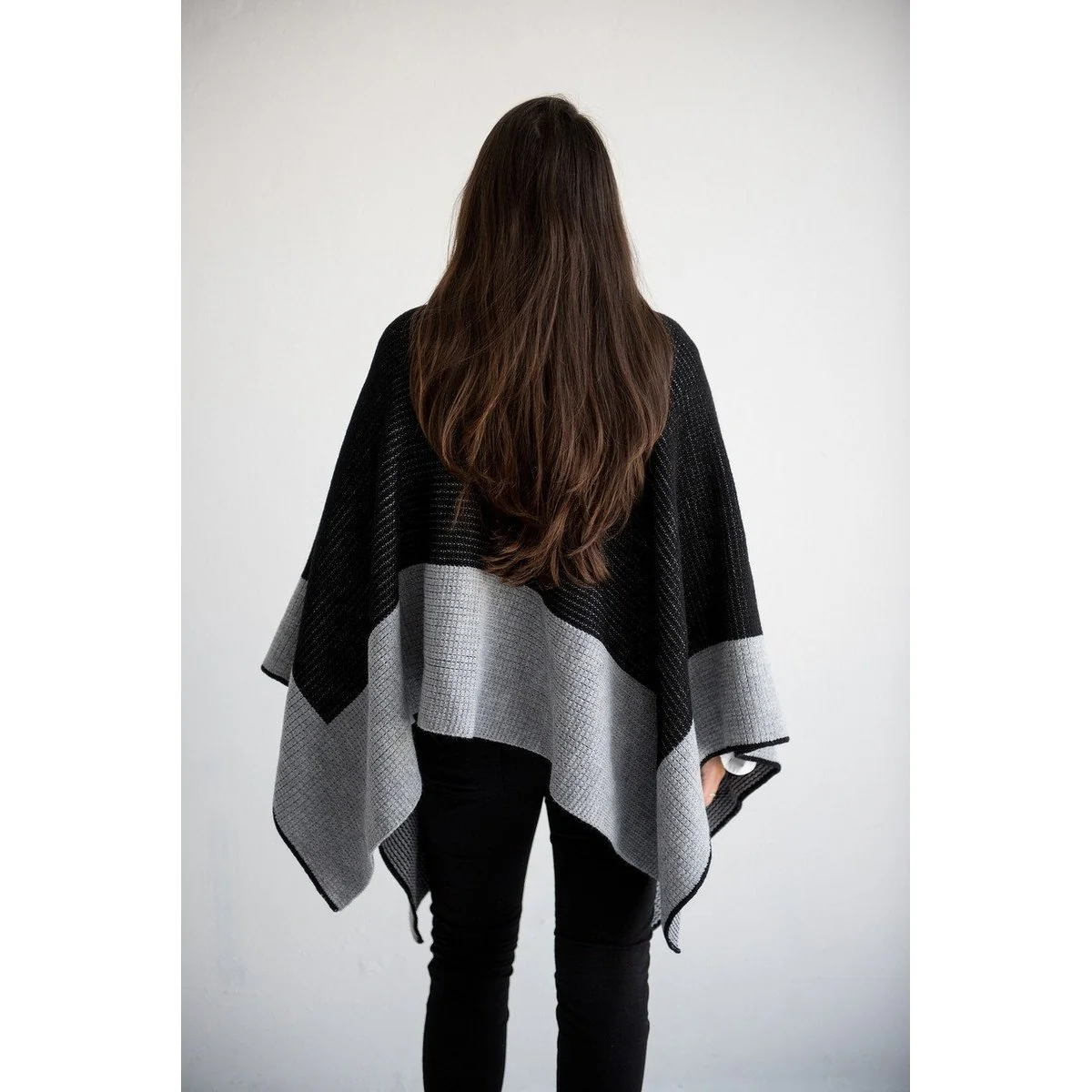 Single Border Personalized Blanket Poncho - Image 3