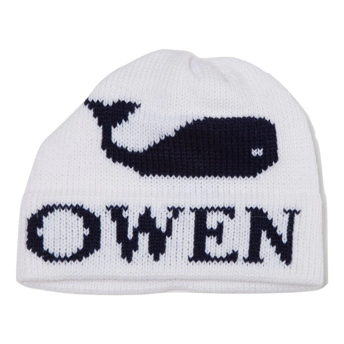 Single Whale Personalized Knit Hat