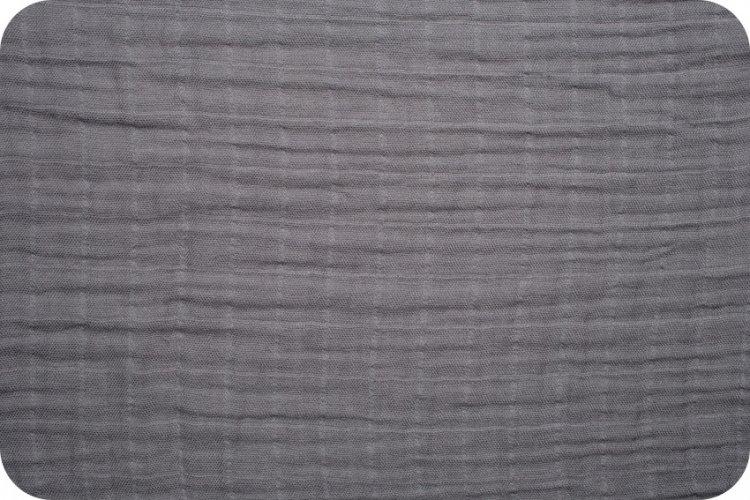 Solid Embrace Graphite | Double Gauze Cotton