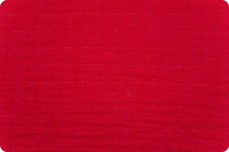 Solid Embrace® Ruby Red | Double Gauze Cotton