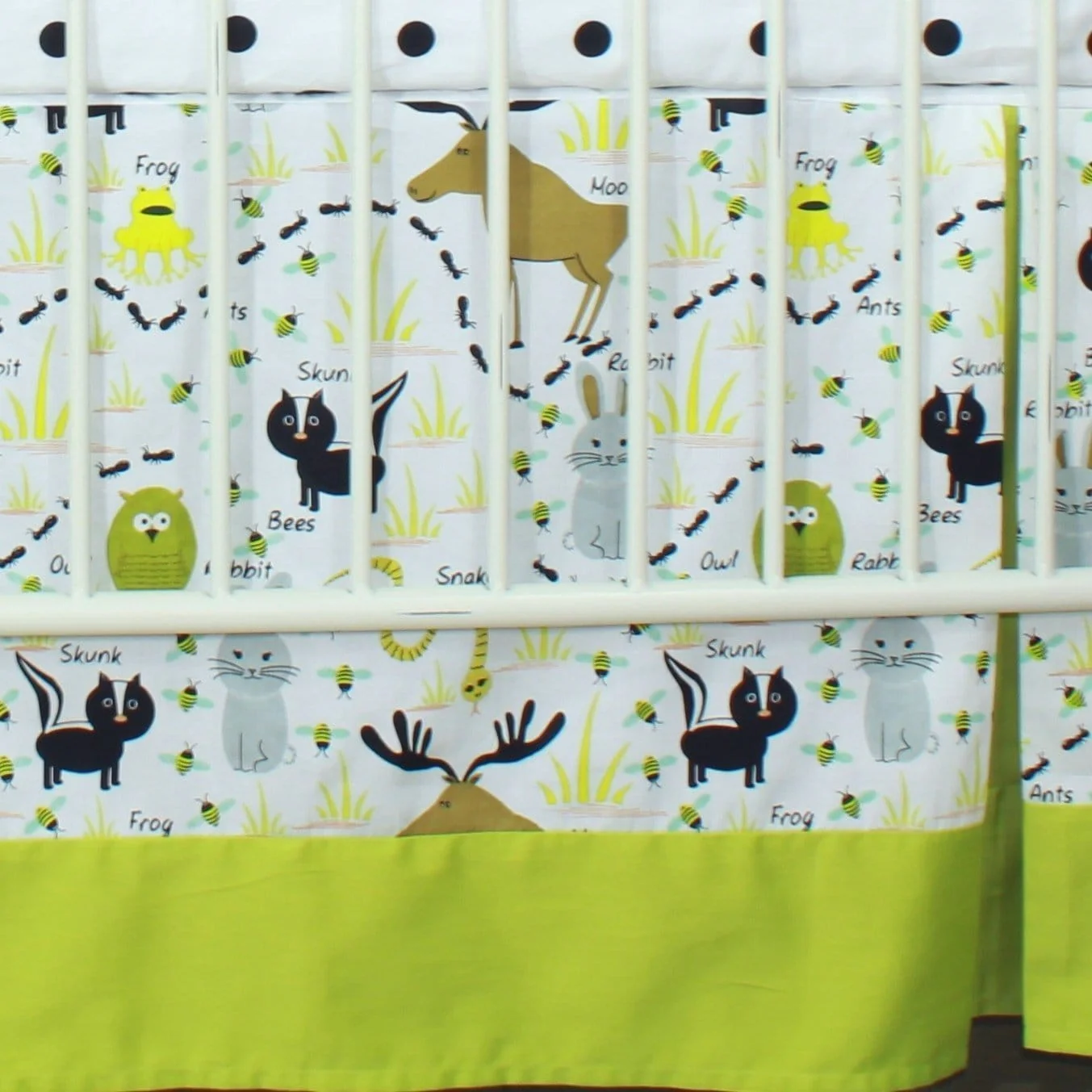 Crib Skirt | Woodland Animals - Image 4