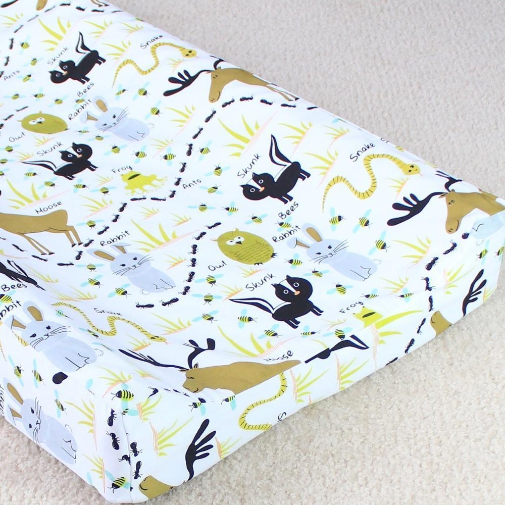 Woodland Animals Crib Bedding | Animal Print Baby Bedding Set - Image 9