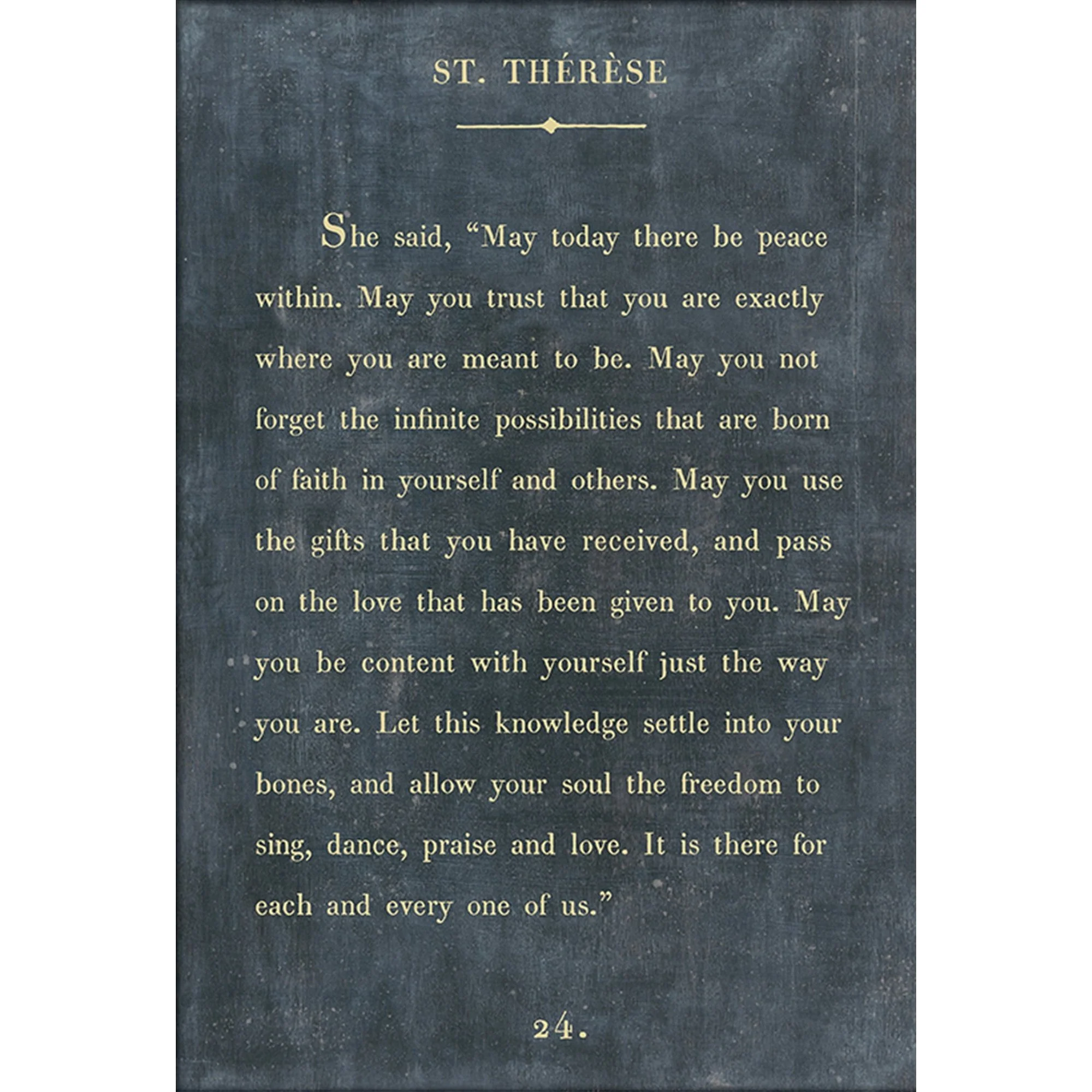 St. Therese - Book Collection Art Print - Image 4