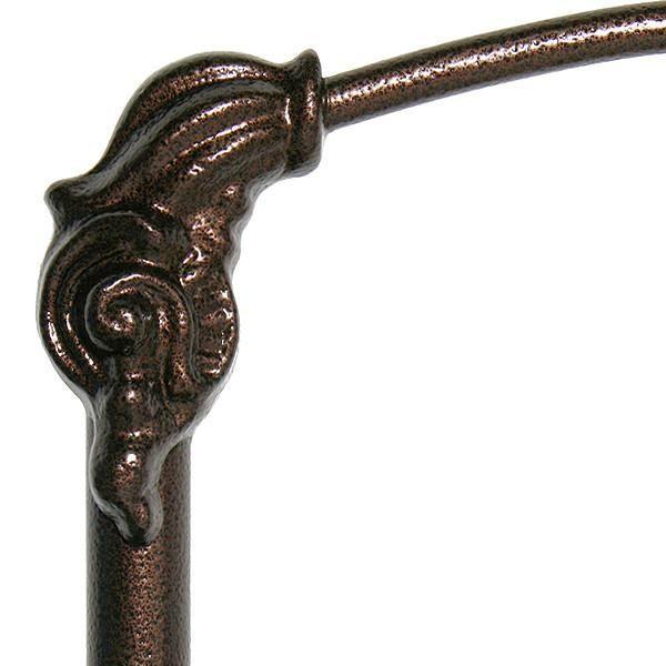 Stationary Four Post Metal Panel Crib - Image 3