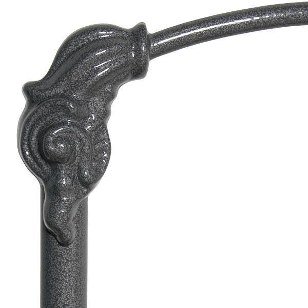 Stationary Four Post Metal Panel Crib - Image 5