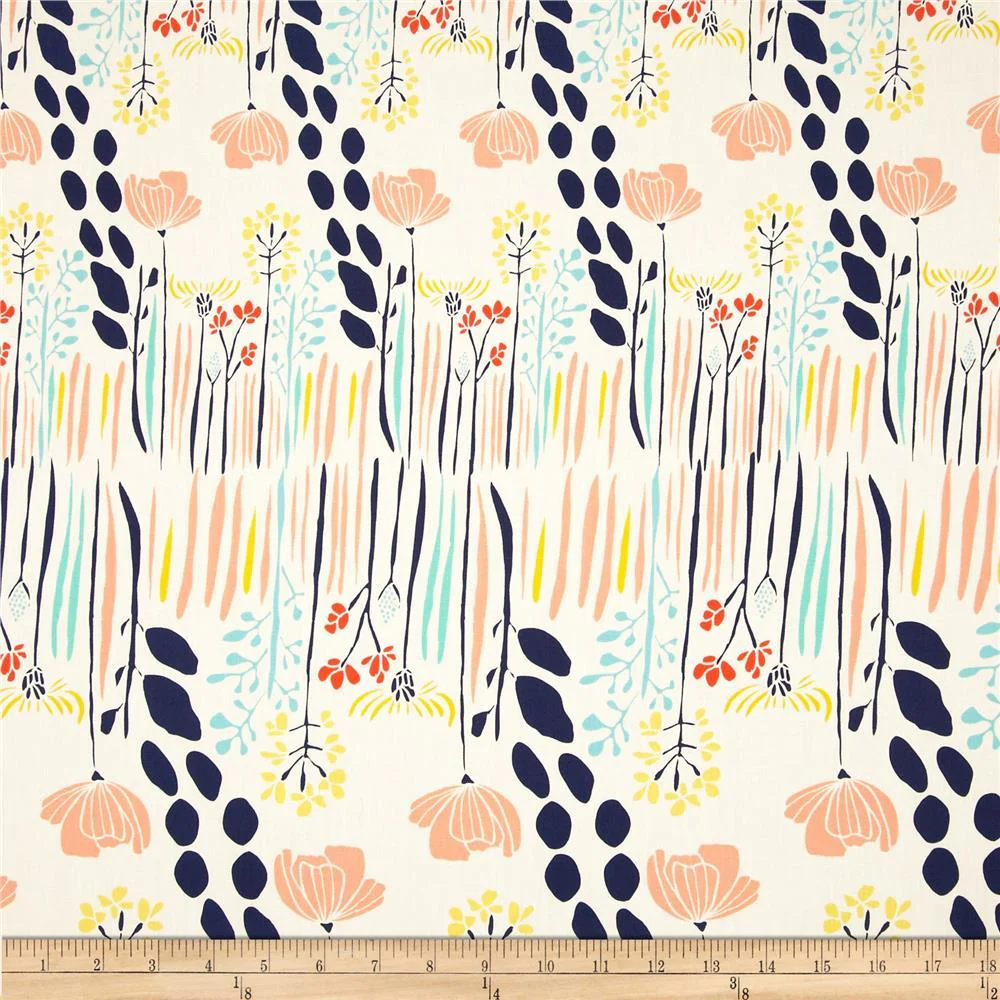 Summer Grove Meadow Fabric by the Yard | 100% Cotton