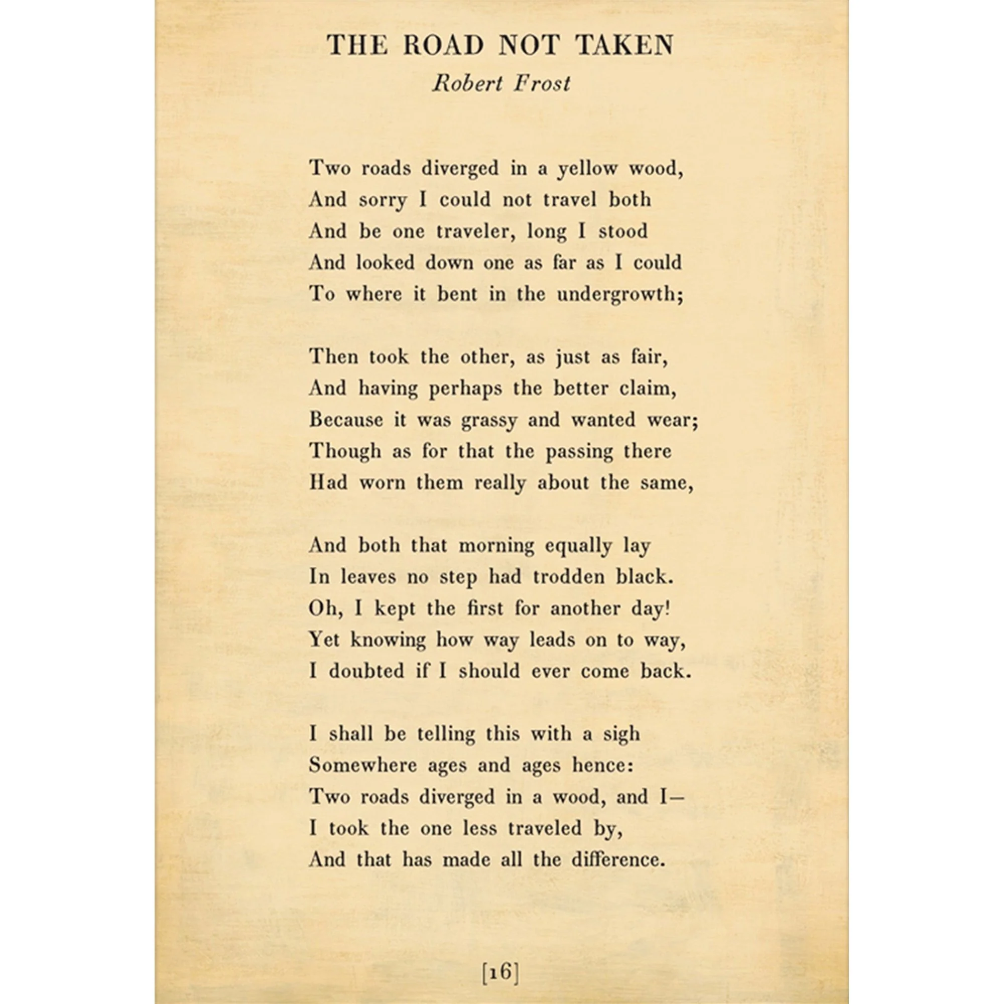 The Road Not Taken - Poetry Collection Art Print - Image 4