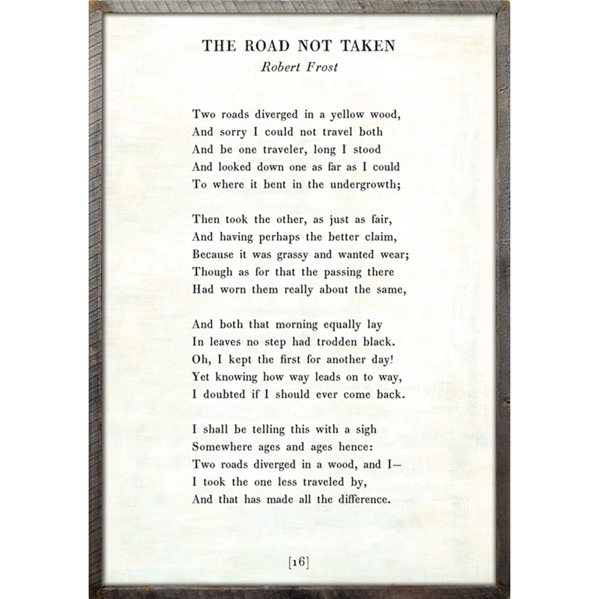 The Road Not Taken - Poetry Collection Art Print - Image 5
