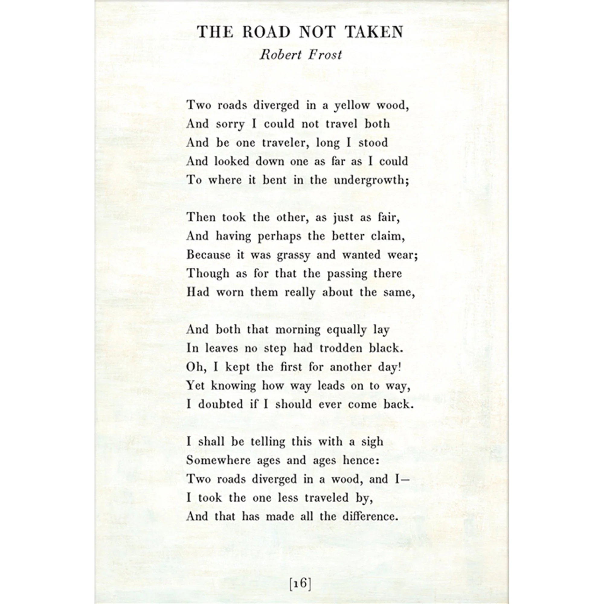 The Road Not Taken - Poetry Collection Art Print - Image 6