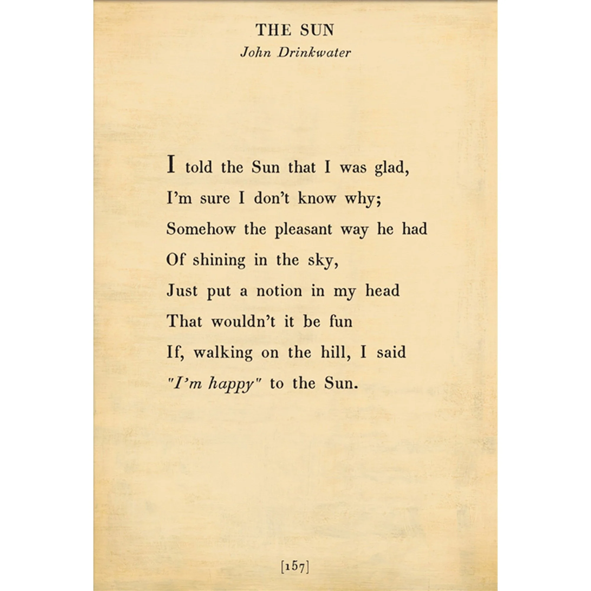 The Sun - Poetry Collection Art Print - Image 2