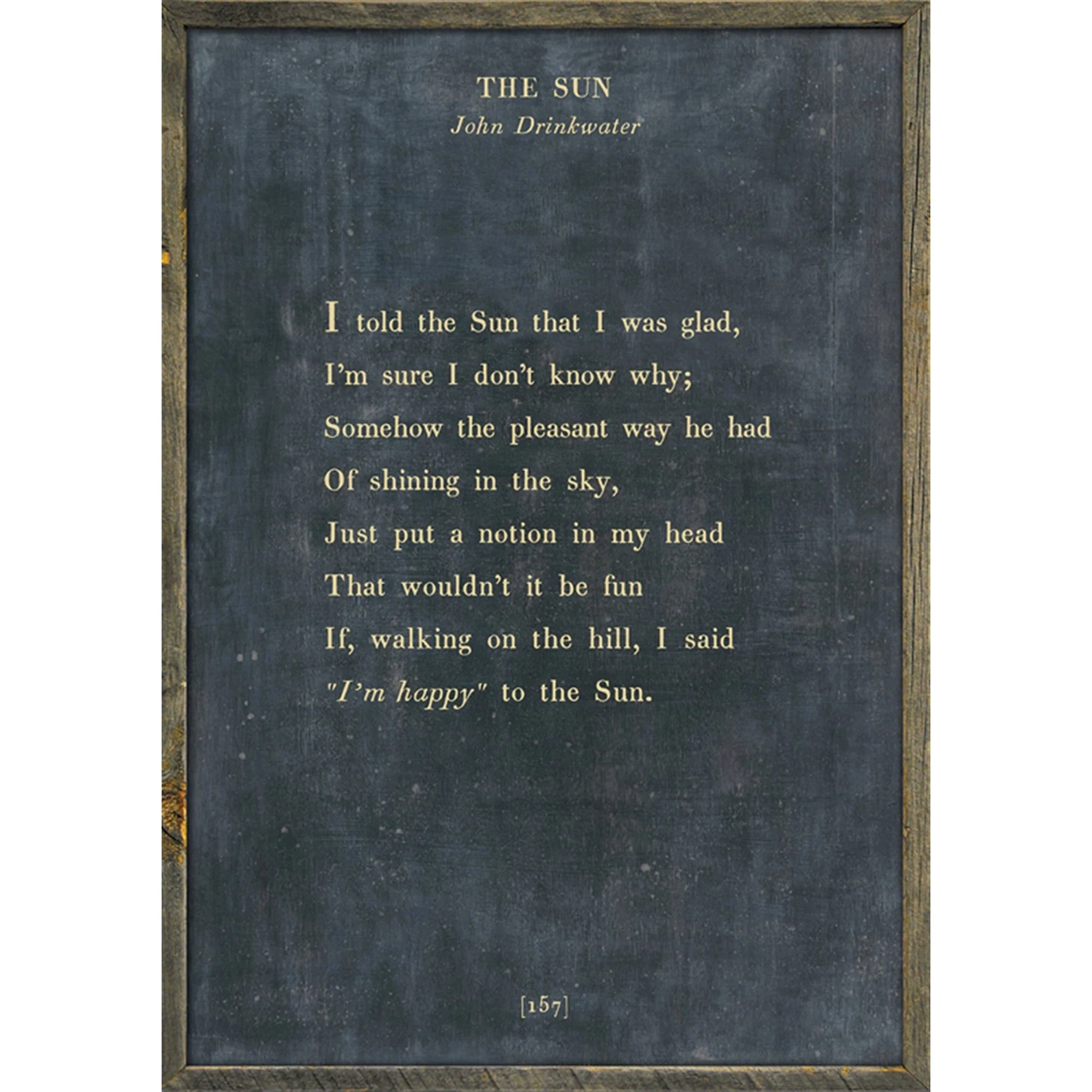 The Sun - Poetry Collection Art Print - Image 3