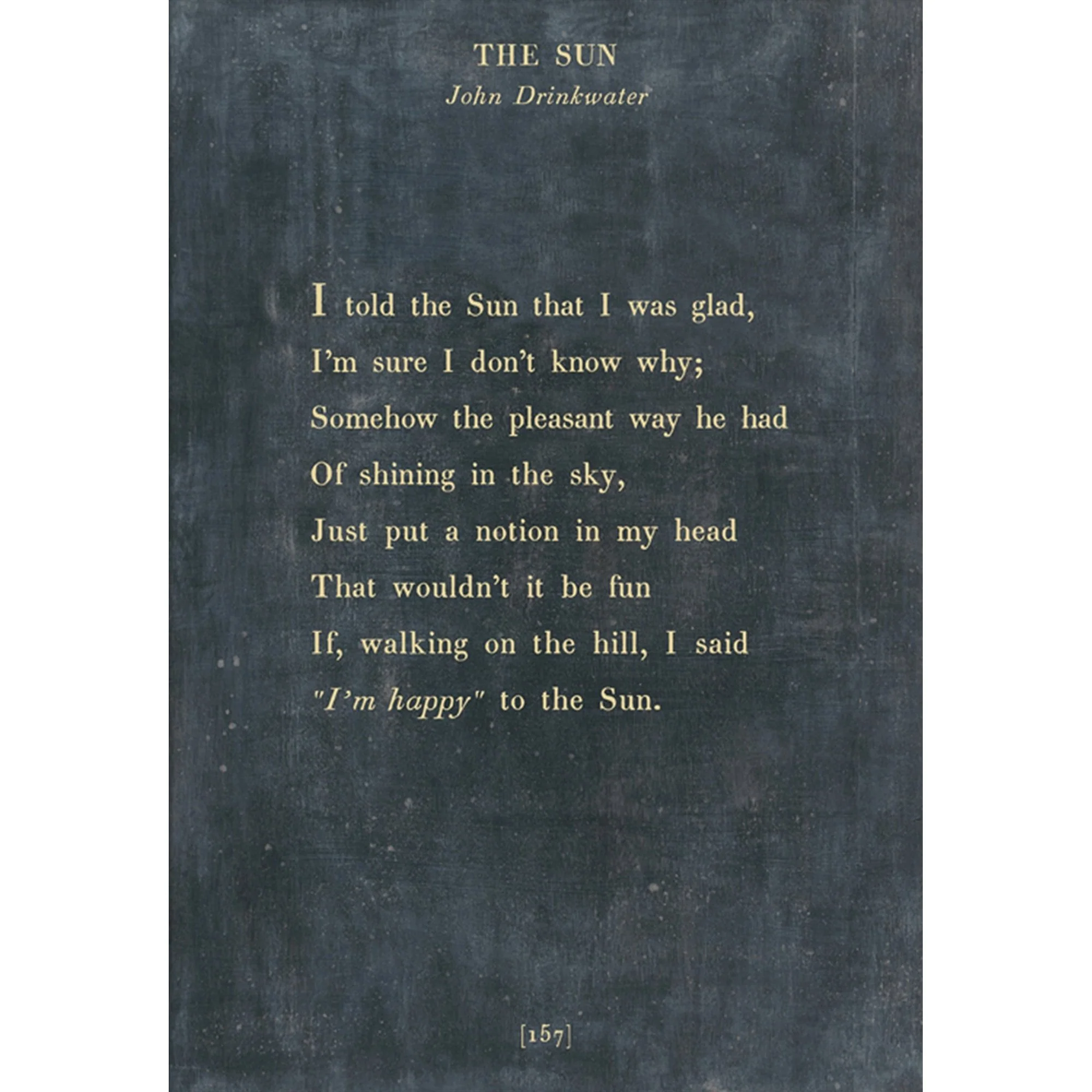 The Sun - Poetry Collection Art Print - Image 4