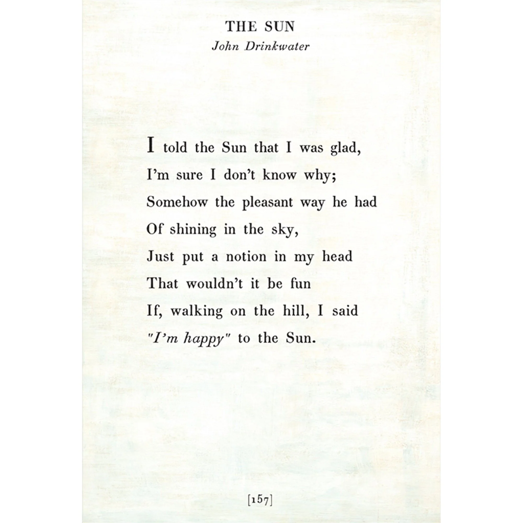 The Sun - Poetry Collection Art Print - Image 6