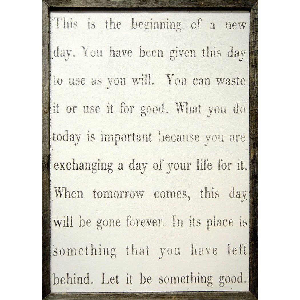 ART PRINT - This Is the Beginning