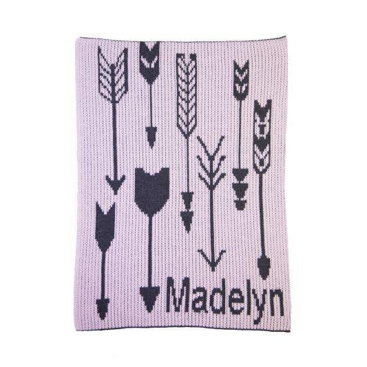 Tribal Arrows Personalized Stroller Blanket or Baby Blanket