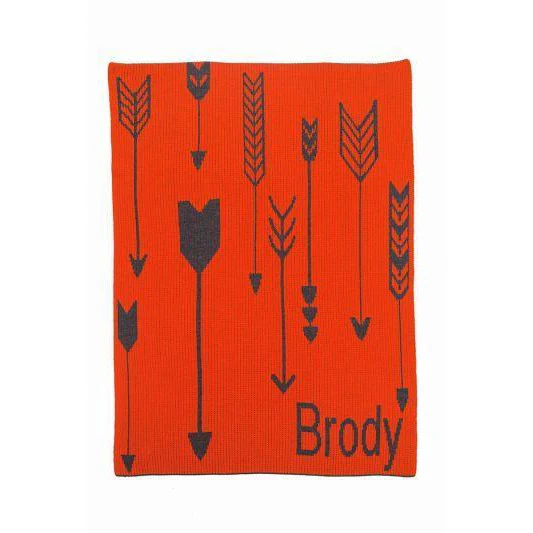 Tribal Arrows Personalized Stroller Blanket or Baby Blanket - Image 2