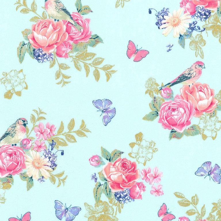 Tweet La Vie Birds Fabric by the Yard | 100% Cotton - Image 2