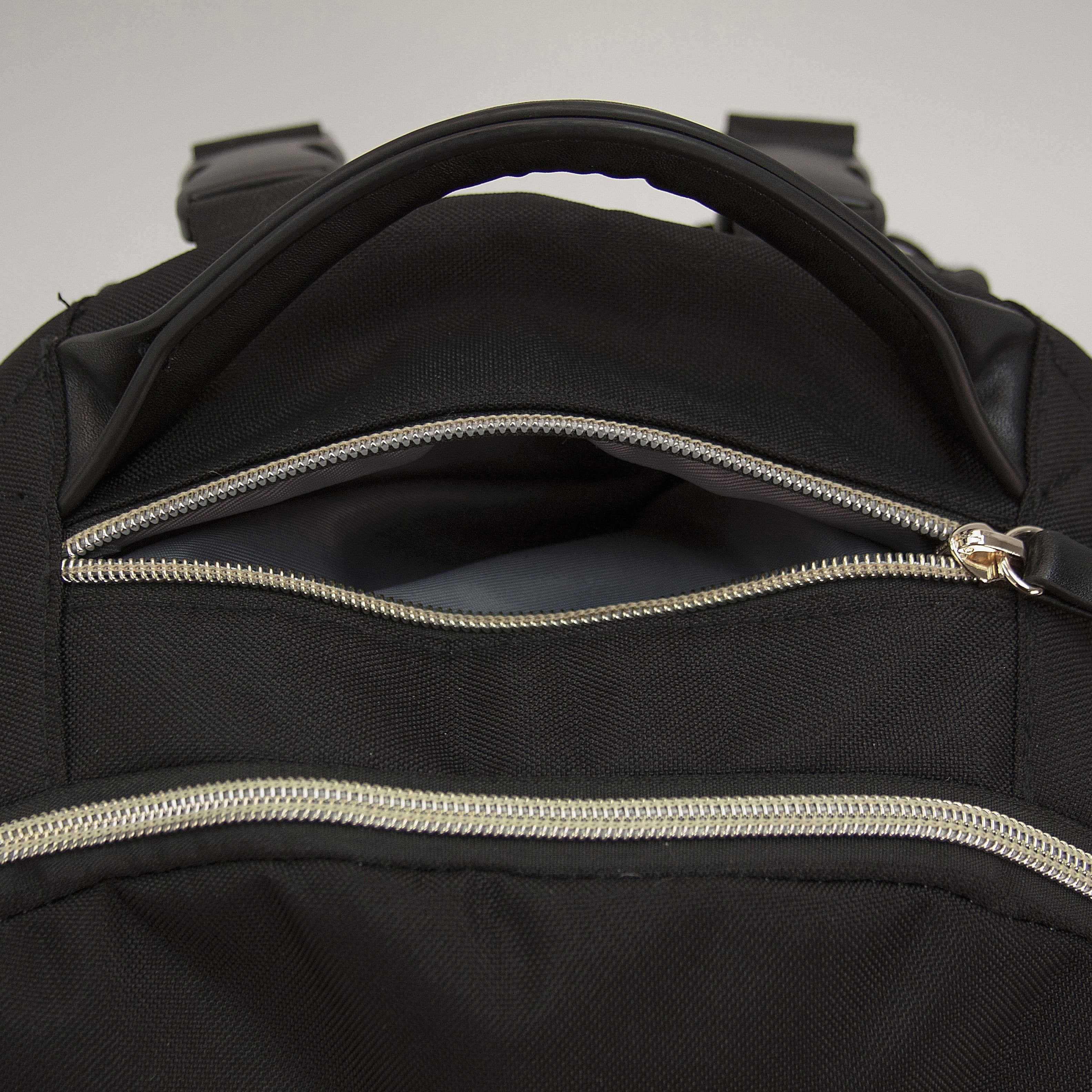Uptown Backpack - Black Diaper Bag - Image 10