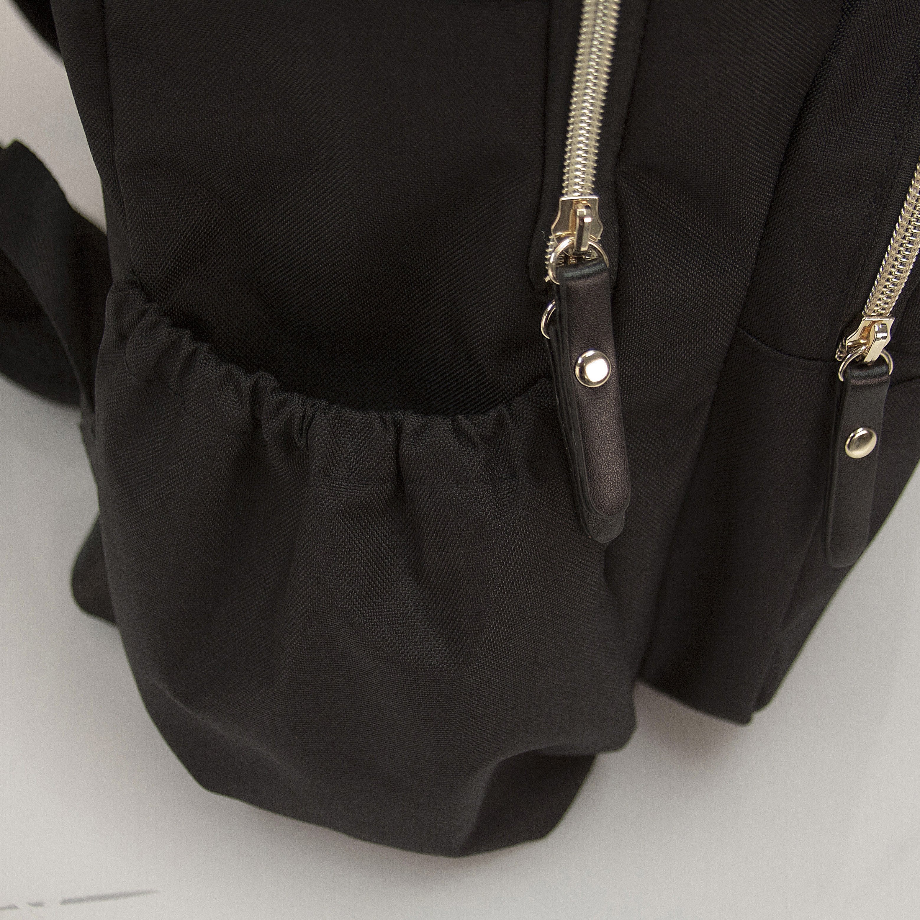 Uptown Backpack - Black Diaper Bag - Image 11