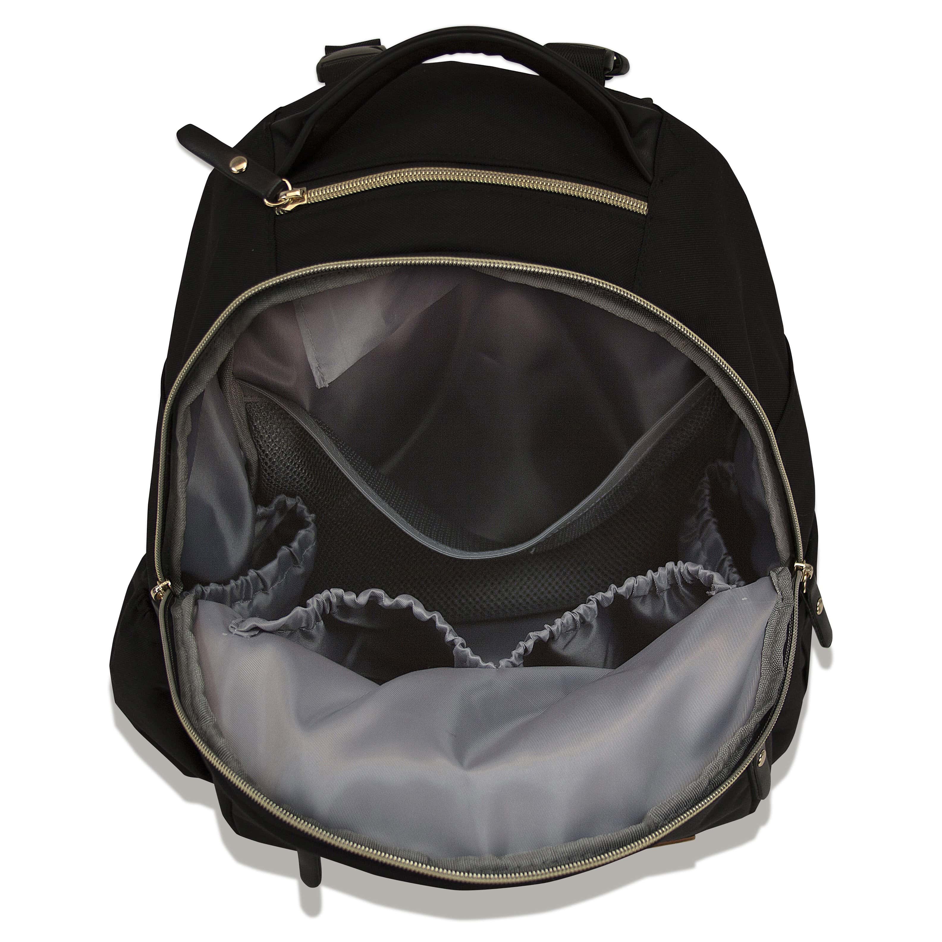 Uptown Backpack - Black Diaper Bag - Image 7