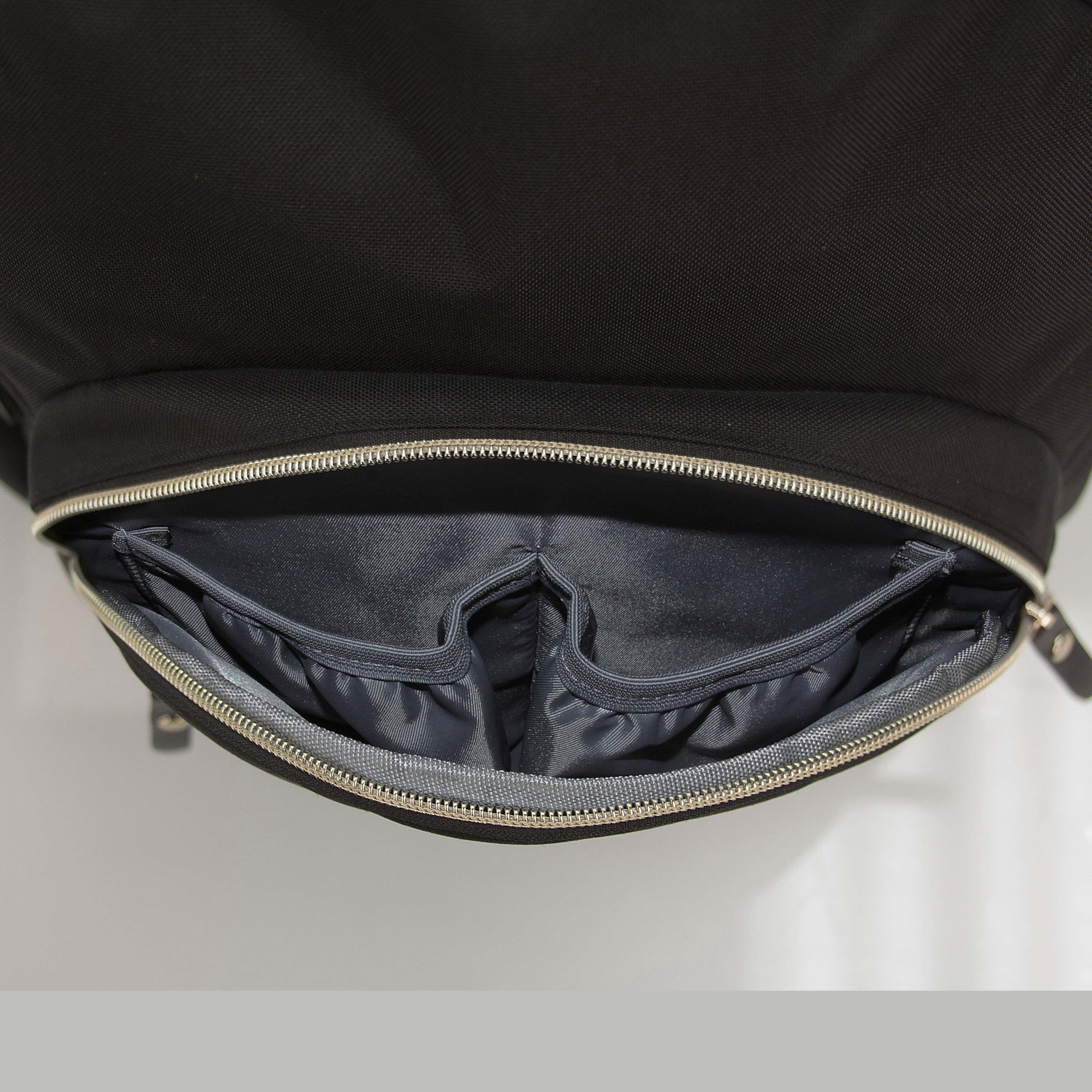 Uptown Backpack - Black Diaper Bag - Image 9