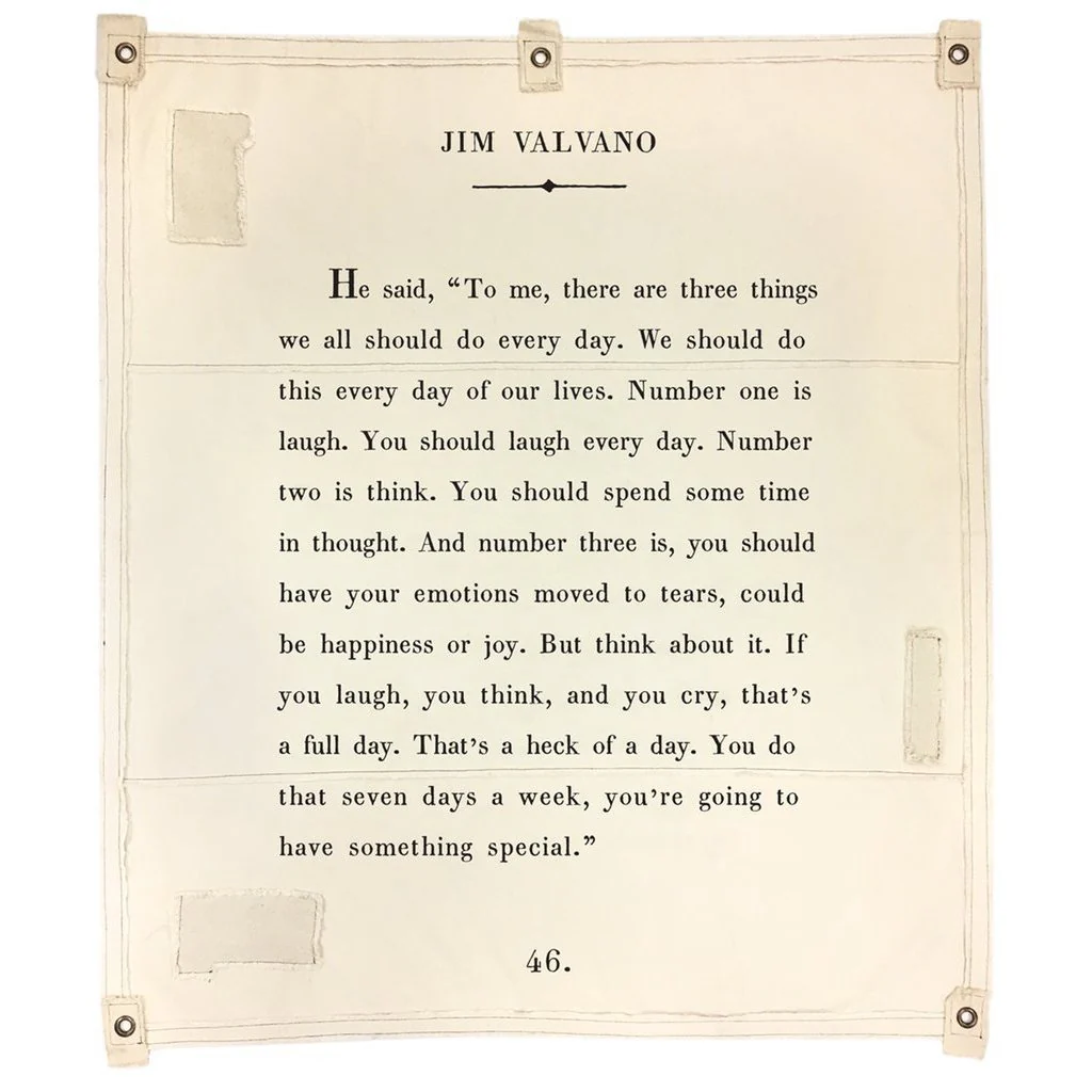 Wall Tarp - Quote from Jim Valvano Wall Hanging