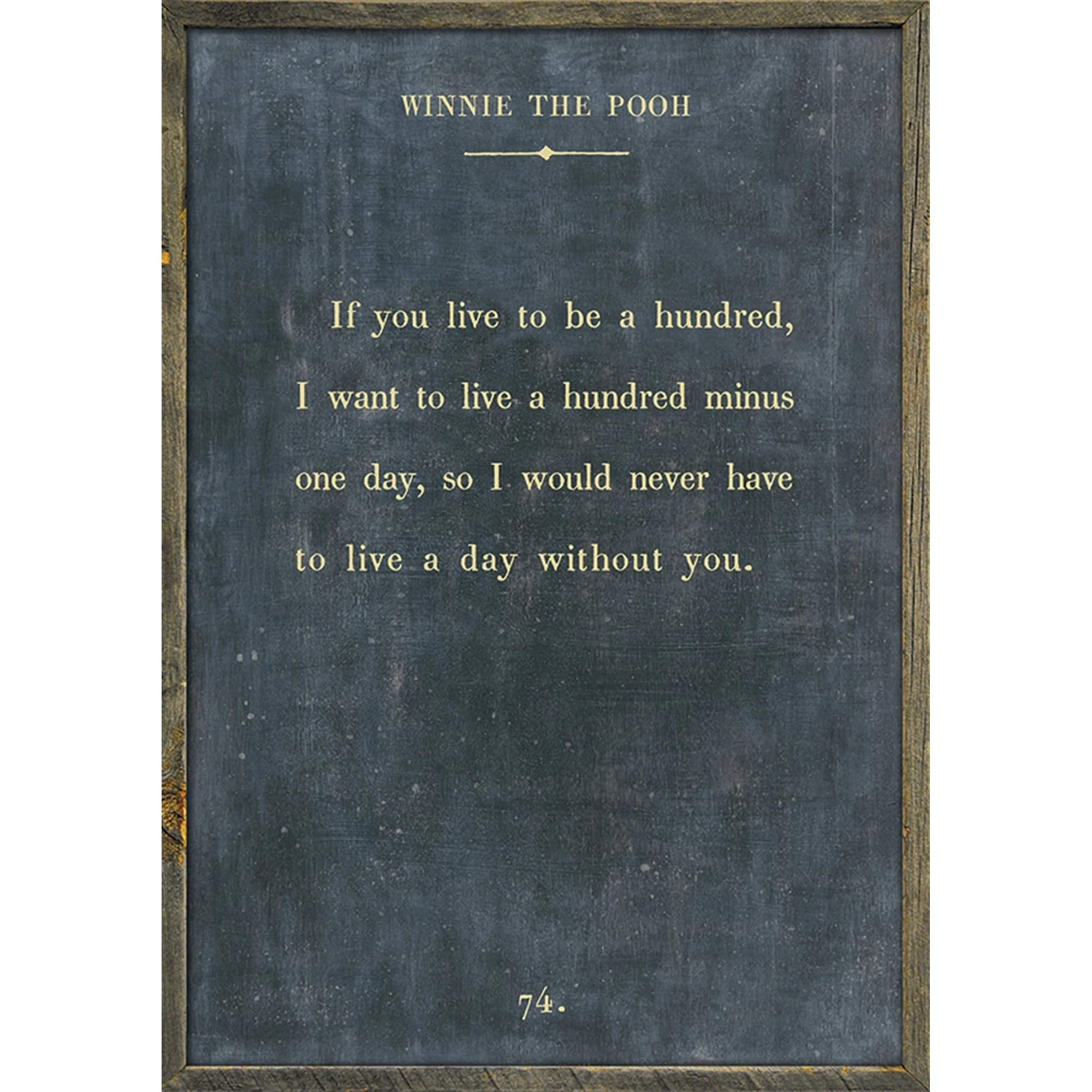 Winnie The Pooh - Book Collection Art Print