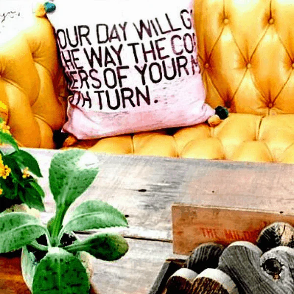Your Day Will Go Pillow (Color With Poms) - Image 3